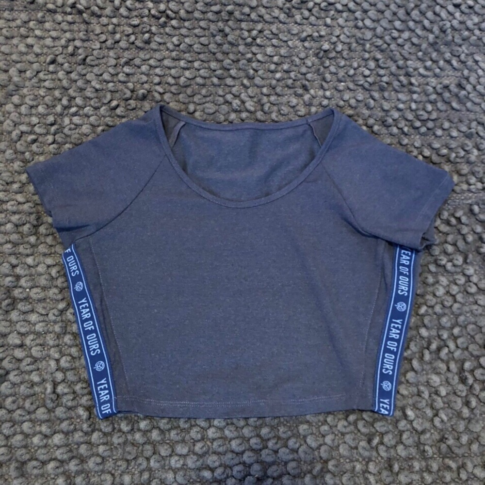 Revolve Year of Ours Navy Blue Atheltic Top